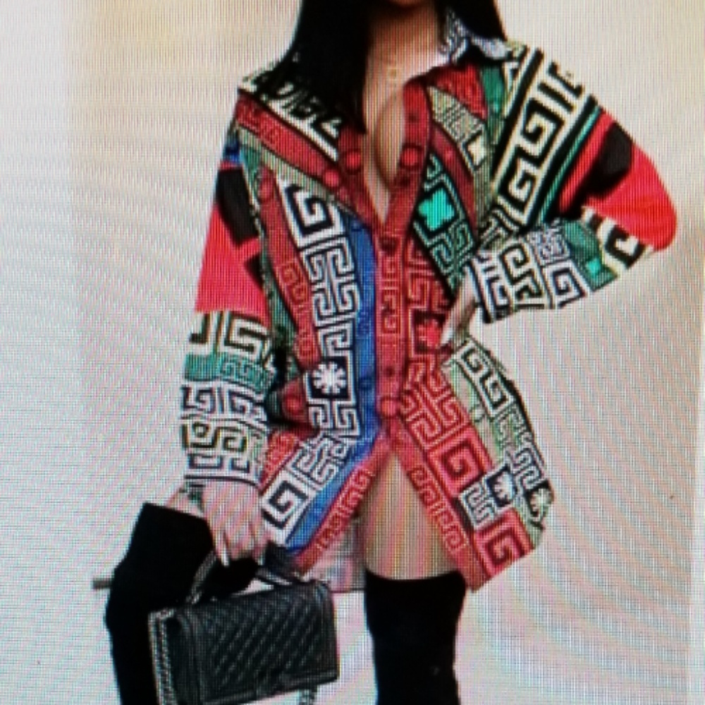 Casual Collar Turndown Long Sleeve Shirt Dress